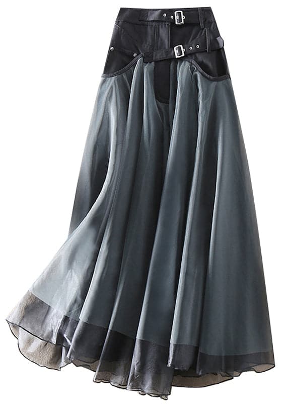 French Grey fashion Patchwork Tulle Skirts Spring BP-SKTS220128