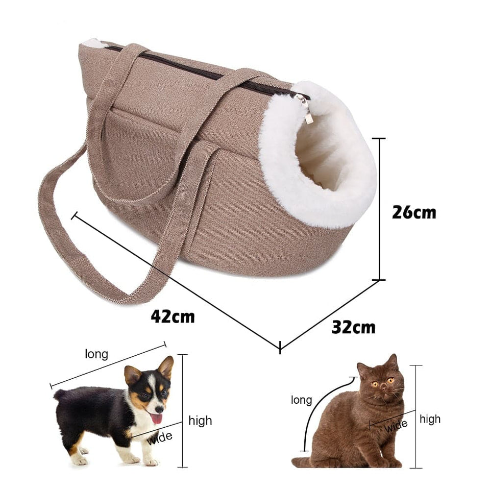 Pets Carrier for Cat Carrying Bag for Cat Backpack Panier Handbag for Cats Travel Plush Cats Bag Bed Puppy Pet Cat Accessories dylinoshop