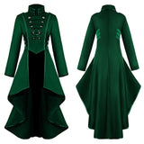 Women Tuxedo Gothic Steampunk Trench Medieval Victorian Costume dylinoshop