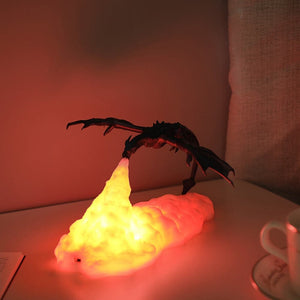3D Printed LED Dragon Lamps As Night Light For Home Hot Sale Than Moon Lamp Night Lamp Best Gifts For Kids dylinoshop
