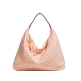 Handmade Woven Top Handle Hobo Handbag With Tassel dylinoshop