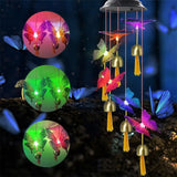 Solar-Powered Dangling Hummingbird Lights dylinoshop