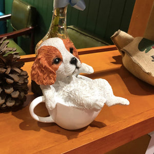 Teacup Dog Coffee Cup Ornament Feajoy