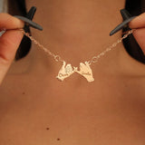Pinky Promise Name Necklace Feajoy