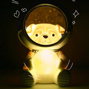 Creative Cute Galaxy Guardian Pet Astronaut Night Light Personality Bedroom Decoration Lights Star Light Kids Toys Birthday Gift dylinoshop