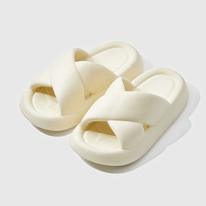 Chunky Sole Cross Slides dylioshop