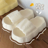 Cute Cheese Platform Slides dylioshop