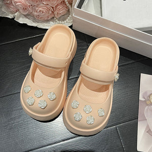 Lolita Rose Charm Mary Jane Shoes dylioshop