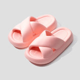 Chunky Sole Cross Slides dylioshop