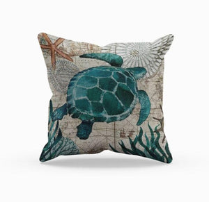 Sea Life Cushion Covers Feajoy