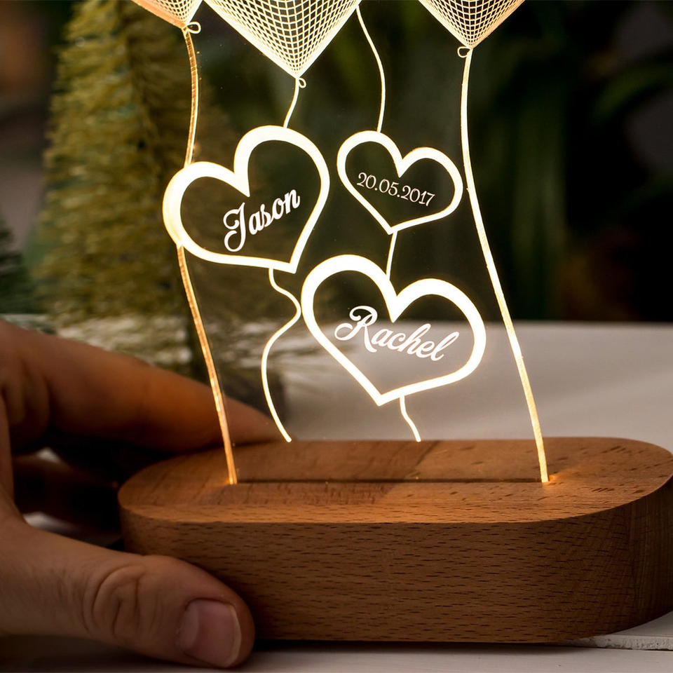 Personalized 3D Illusion Lamp Feajoy