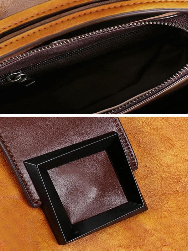 Luxy Retro Leather Handbag Crossbody Bag HDW