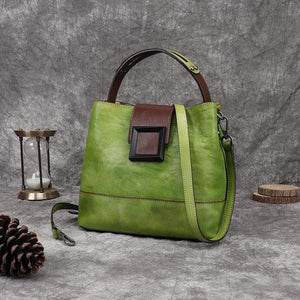 Luxy Retro Leather Handbag Crossbody Bag HDW