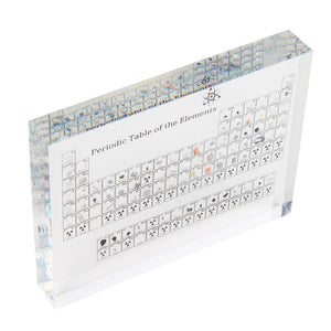 Acrylic Periodic Table Display With Real Elements DYLINOSHOP