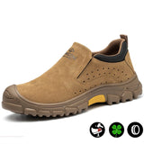 Anti-smashing  Anti-stab Work Safety Boots Men's Casual Shoes MCSK36 dylinoshop