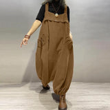 Plus Size Wide Leg Loose Overall Buddha Trends