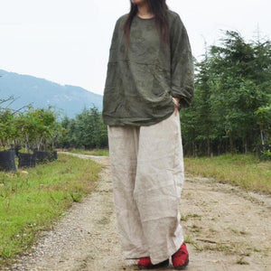 Oversized Linen Shirt  | Zen Buddha Trends