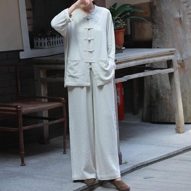 Zen Garden OOTD 2 Piece Outfit Blouse + Palazzo Pants  | Zen Buddha Trends