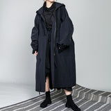 Black Hooded Oversized Coat | Millennials dylinoshop