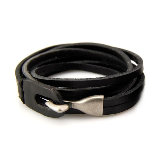 Genuine Leather Layered Bracelet dylinoshop
