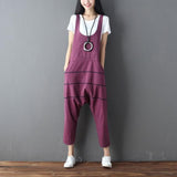 Low Crotch Loose Denim Overall Buddha Trends