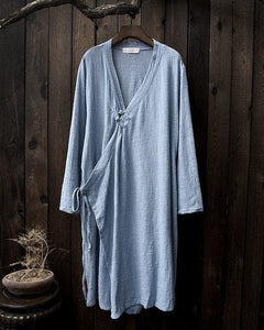 Zen Cotton Linen Long Cardigan  | Zen Buddha Trends