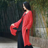 Zen Long Cotton Cardigan  | Zen Buddha Trends