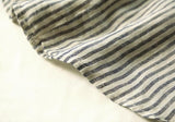 Cotton and Linen Casual Striped Blouse  | Zen dylinoshop