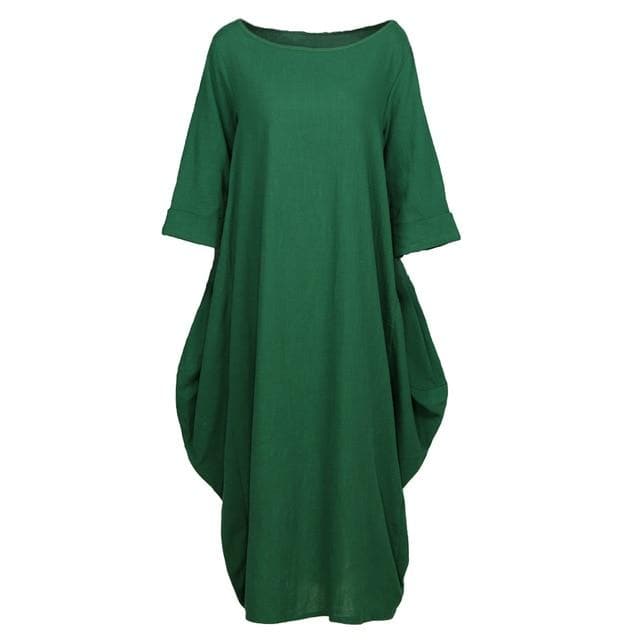 Asymmetrical Oversized Maxi Dress dylinoshop