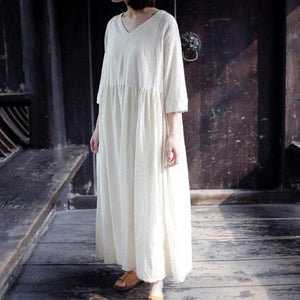 Beauty Dream White Maxi Dress  | Zen dylinoshop