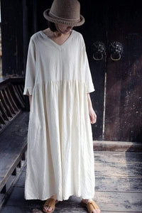 Beauty Dream White Maxi Dress  | Zen dylinoshop