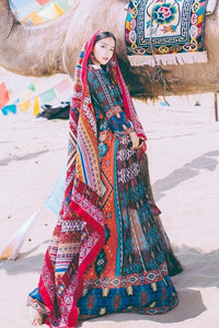 Boho Flare Sleeve Tribal Chiffon Dress | Mandala dylinoshop