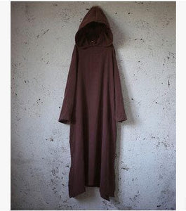 Hooded Linen Dress | Zen dylinoshop