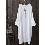 Casual Zen Oversized Cotton Dress  | Zen dylinoshop