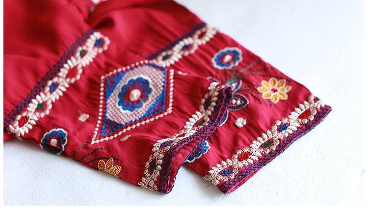 Floral Embroidered Chinese Dress dylinoshop