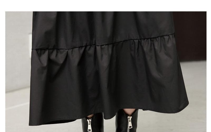 Layered Black Turtleneck Dress | Millennials dylinoshop