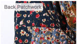 Long Sleeve Floral Patchwork Robe dylinoshop