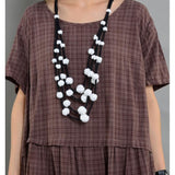 Loose Cotton and Linen Dress | Nirvana dylinoshop
