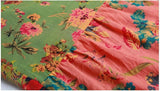 Multicolor Random Patchwork Hippie Dress Buddha Trends