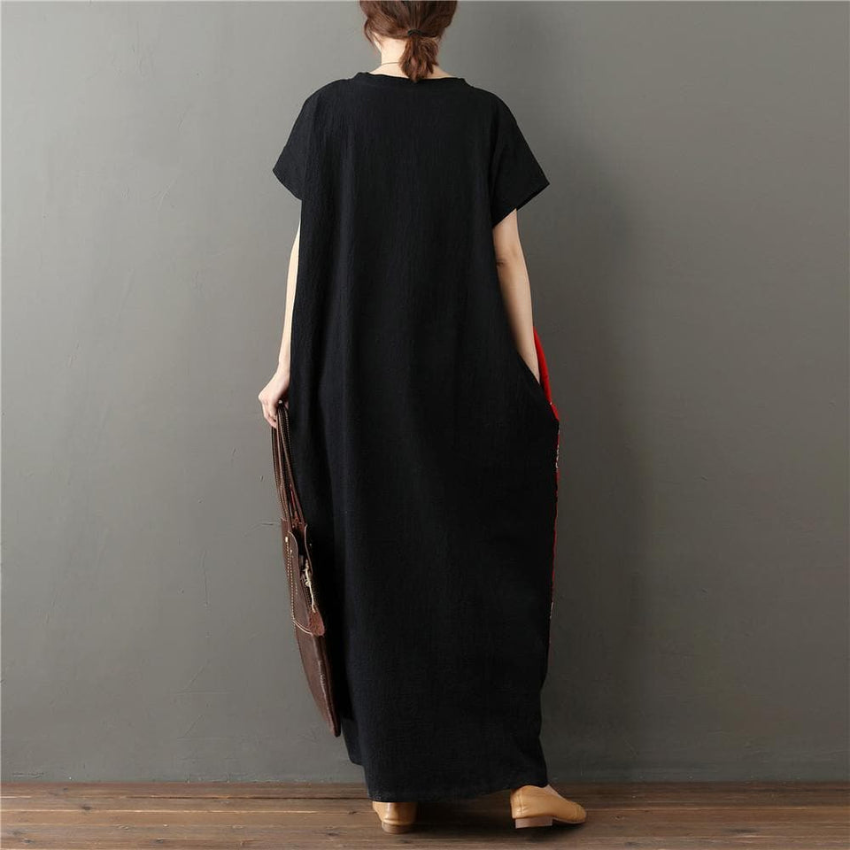 Chinese Art Maxi Dress dylinoshop