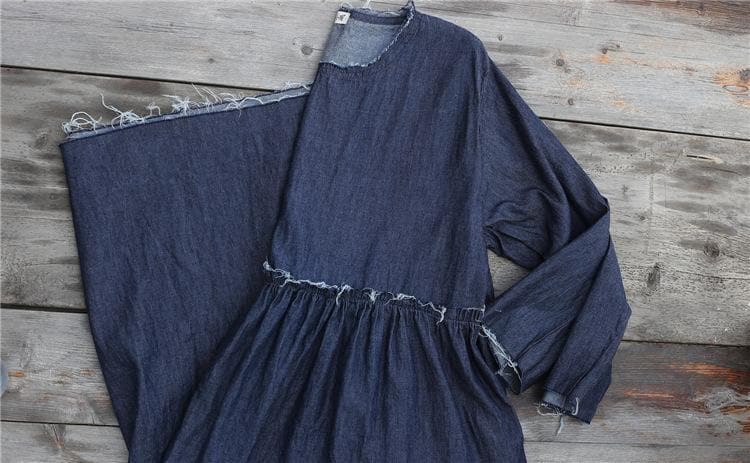 Casual Loose Denim Dress | Zen dylinoshop