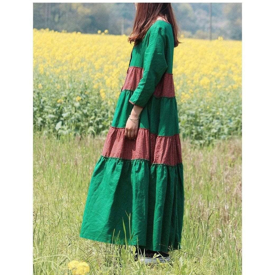Franfreluche Bohemian Hippie Dress dylinoshop