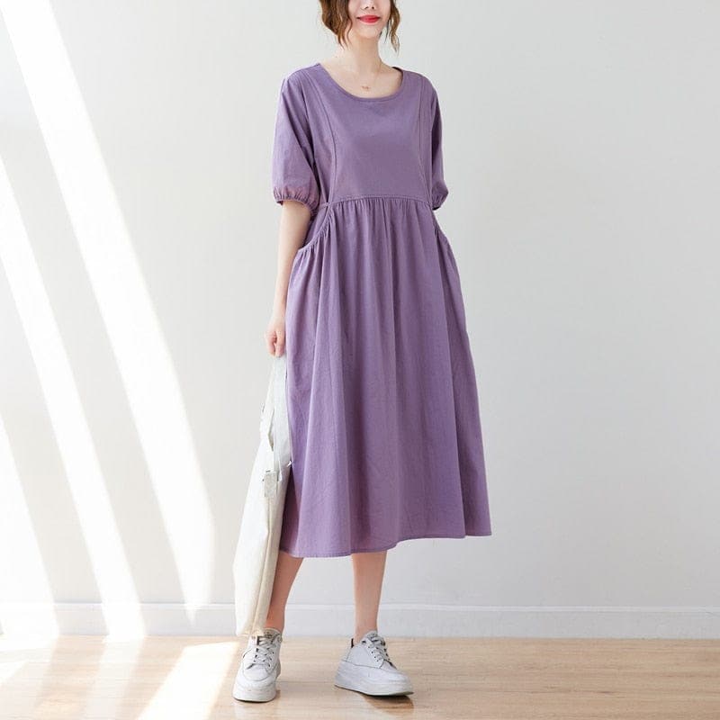 Aiko Casual A-Line Dress dylinoshop