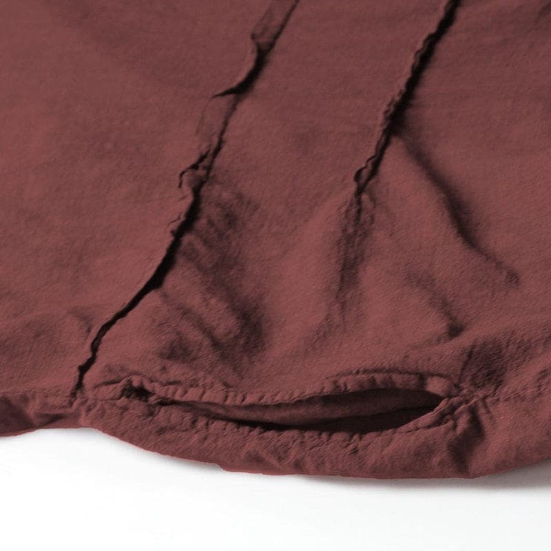 Loose Cotton Linen Tunic Dress | Lotus dylinoshop