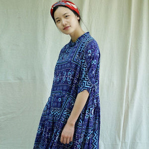 Zen Tribe Floral Midi Dress Buddha Trends