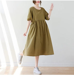 Aiko Casual A-Line Dress dylinoshop