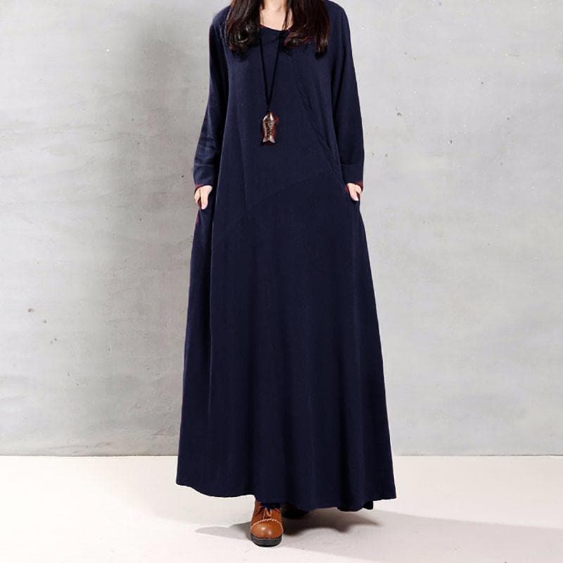 Vintage Oversized Plus Size Loose Dress  | Zen Buddha Trends