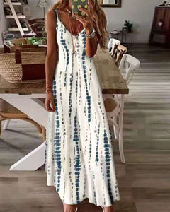 Boho Chic Tie-Dye Beach Dress dylinoshop