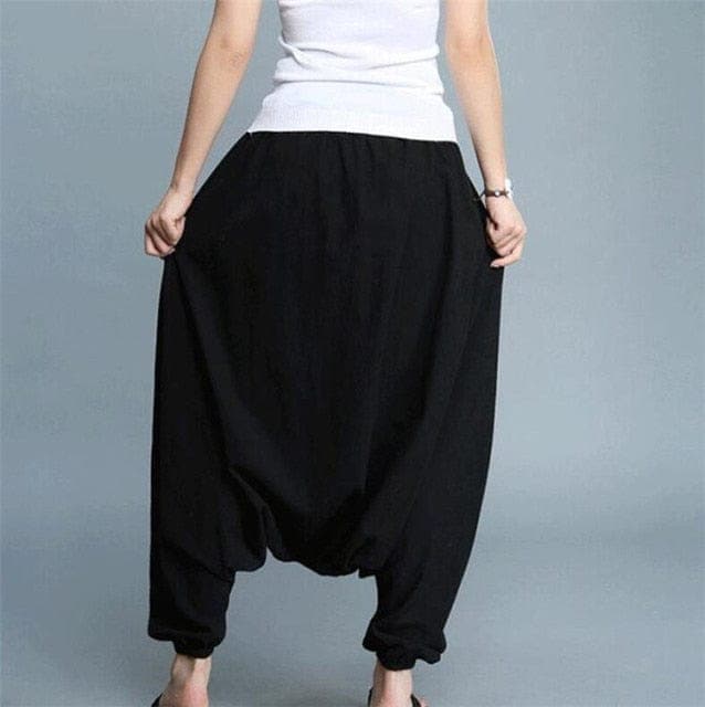 Plus Size Cotton Linen Harem Pants Buddha Trends