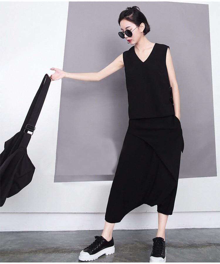 Kpop Fashion Black Harem Pants | Millennials dylinoshop